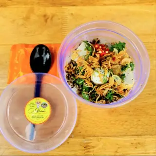 Hình ảnh Bánh đúc nóng gà nấm đông cô