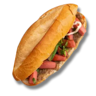 Hình ảnh Bánh mì xúc xích