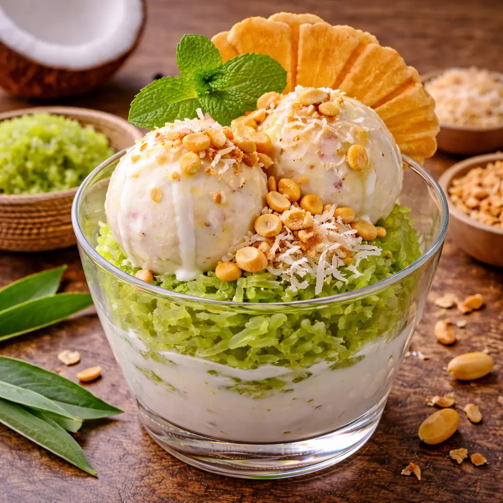 Hình ảnh Kem xôi sầu riêng