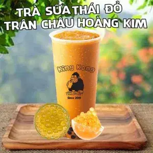 Hình ảnh Trà sữa Thái đỏ trân châu hoàng kim