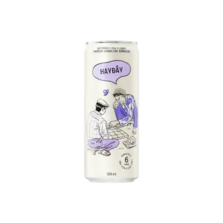 Hình ảnh Kombucha Có Gaz Vị Hoa Đậu Biếc 320ml_14GK11_LE