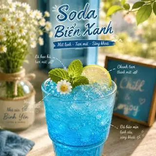 Hình ảnh Soda biển xanh