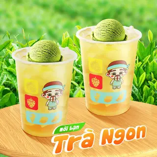 Hình ảnh Trà xanh kem tươi