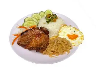 Hình ảnh Cơm sườn/ba rọi - bì trứng