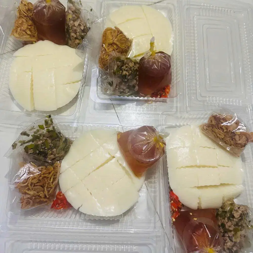 Hình ảnh Bánh đúc thịt bằm 1 cái to ăn là no