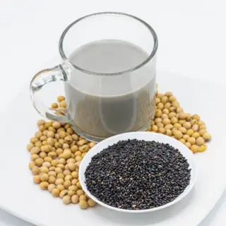 Hình ảnh Sữa đậu nành - đậu xanh - mè đen