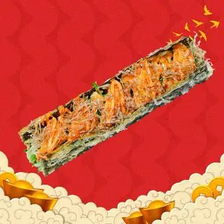 Hình ảnh Sushi taco cá hồi chiên