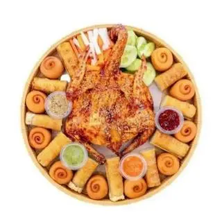 Hình ảnh Gà quay lên mẹt