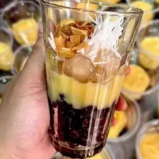 Hình ảnh Chè đen mix xanh