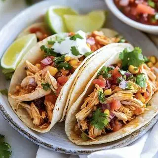 Hình ảnh Bánh tacos gà xé