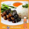 Hình ảnh Cơm Chả Lá Lốt đậu Rán,trứng Ốp Cùng Fanta