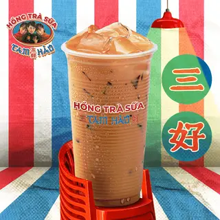Hình ảnh Trà Sữa Đào - 水蜜桃奶茶