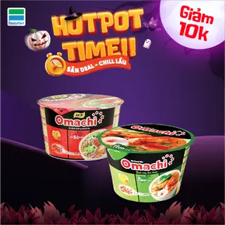 Hình ảnh Combo 2 Mì Omachi Tô Bất Kỳ Giảm 10,000Đ