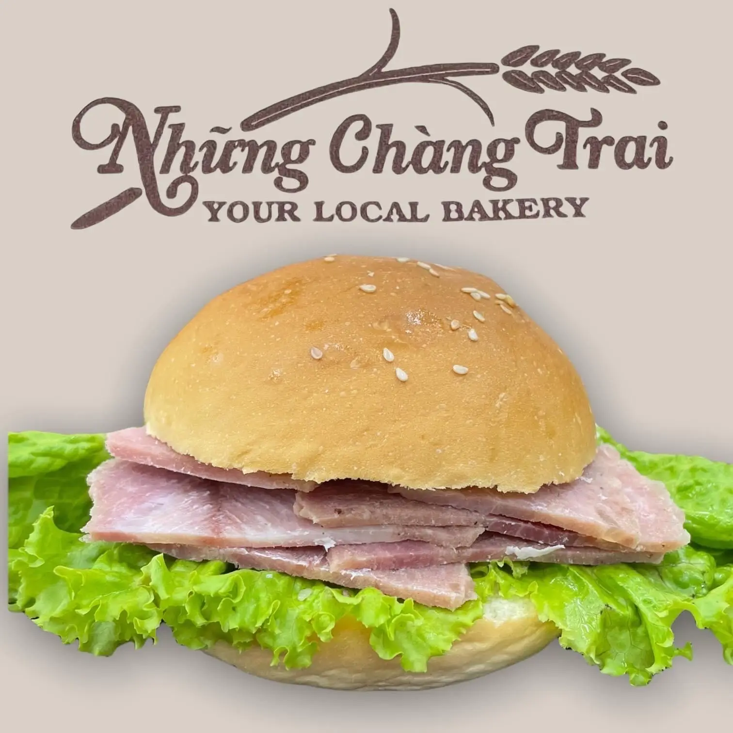 Hình ảnh Hamburger Thịt Nguội
