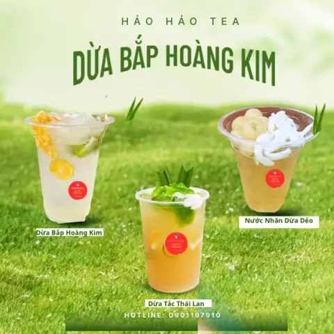 Hình ảnh Hảo Hảo Tea - Dừa Tắc Hoàng Kim - Lê Văn Duyệt
