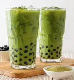 Hình ảnh Trà sữa Thái xanh trân châu