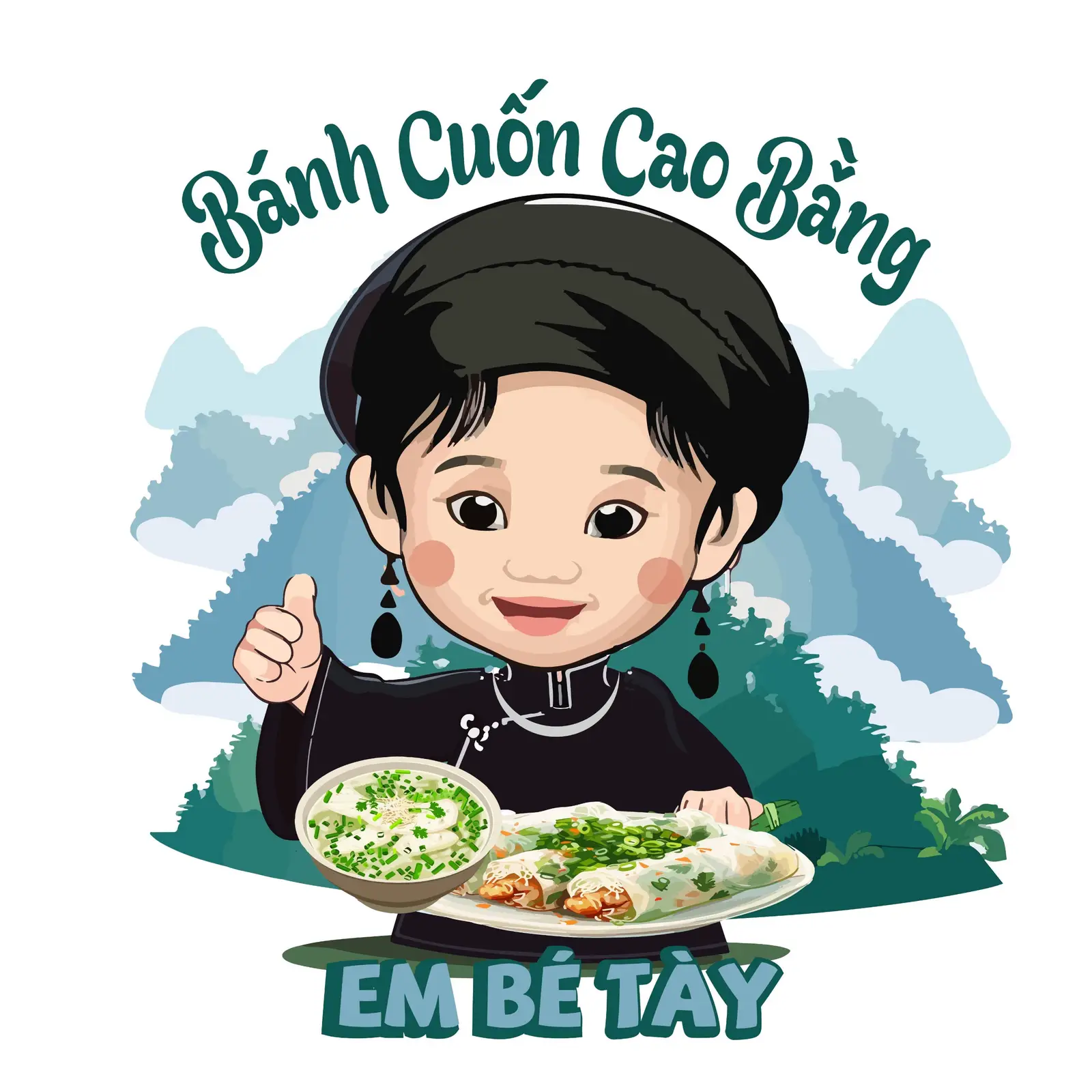 Hình ảnh Em Bé Tày - Bánh Cuốn Cao Bằng - Đặng Thùy Trâm
