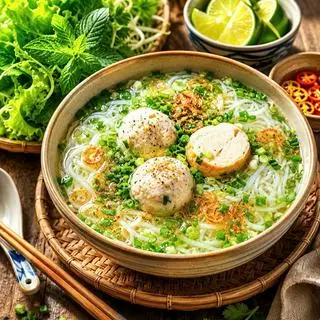 Hình ảnh Bún mọc - chả