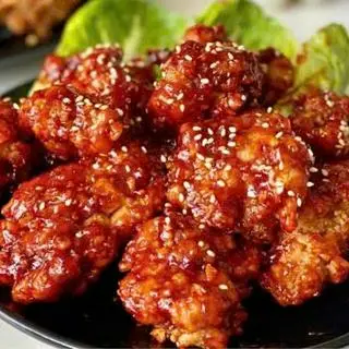 Hình ảnh Gà viên sốt Hàn Quốc