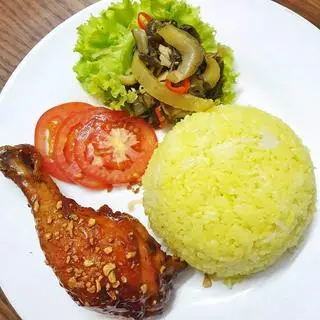 Hình ảnh Cơm gà đùi nhỏ