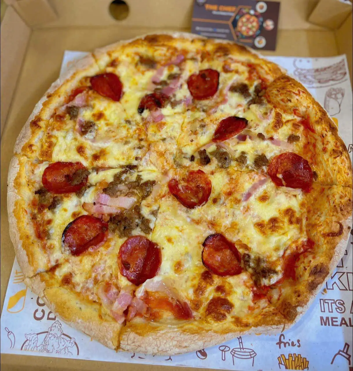 Hình ảnh Pizza thịt - Pizza meat lover