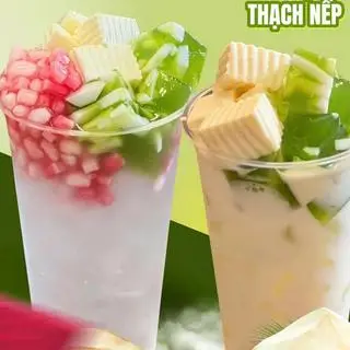 Hình ảnh Trà sữa gạo rang siêu topping - size L 650ml