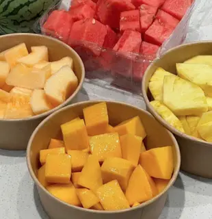Hình ảnh Trái cây cắt sẵn mix