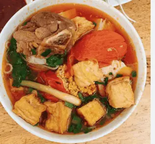Hình ảnh Bún riêu cua giò nạc