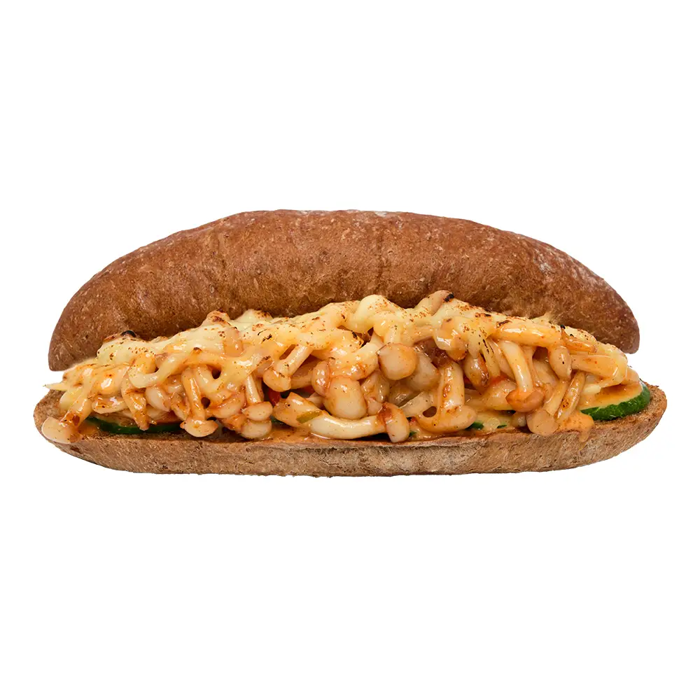 Hình ảnh Bánh mì nấm pho-mai - vỏ nâu men tự nhiên