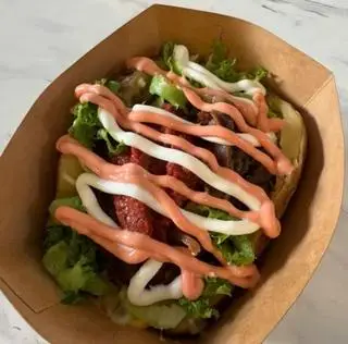 Hình ảnh Khoai tây nướng dẻ sườn bò