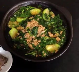 Hình ảnh Cơm canh cua rau đay