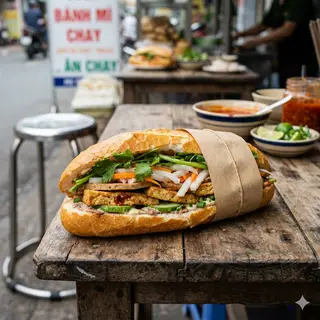 Hình ảnh Bánh mì thịt nguội