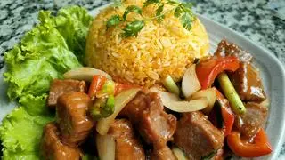 Hình ảnh Cơm chiên bò xào lúc lắc