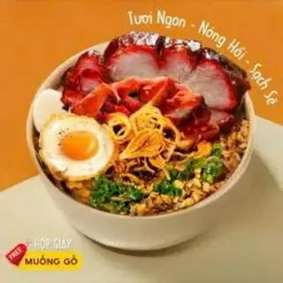 Hình ảnh Xôi xá xíu Quảng Đông lớn