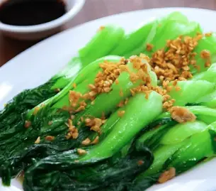 Hình ảnh Cải thìa xào tỏi