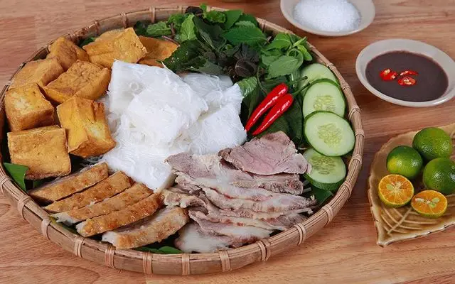 Hình ảnh Bún đậu - thịt - chả cua