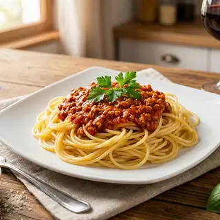 Hình ảnh Mì spaghetti sốt thịt bằm