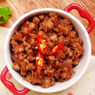 Hình ảnh Mắm ruốc xào thịt