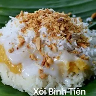 Hình ảnh Xôi ca dé (nhỏ) - gói lá chuối 