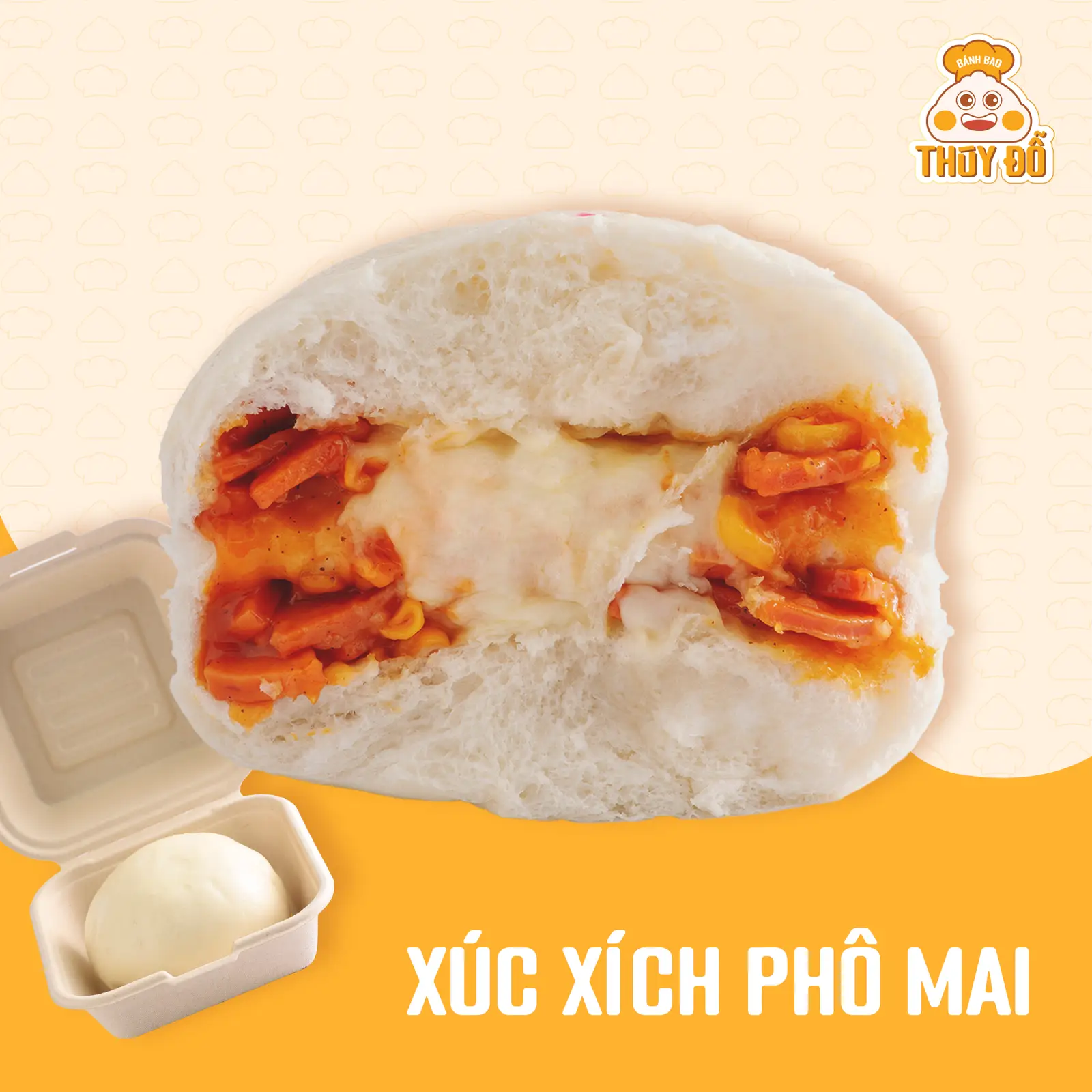 Hình ảnh Bánh Bao Xúc Xích Phô Mai (BEST SELLER)