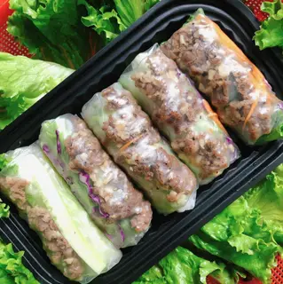Hình ảnh Gỏi cuốn Thịt bò xào / giá 2 chiếc 