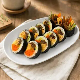 Hình ảnh Kimbap ngưu bàng