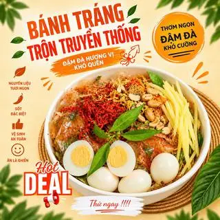 Hình ảnh Bánh tráng trộn truyền thống