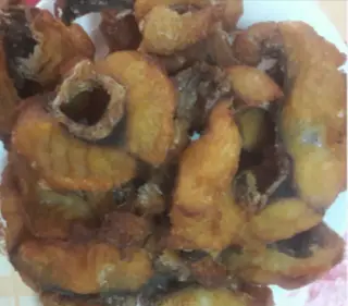 Hình ảnh Cá chiên giòn ăn kèm - lớn