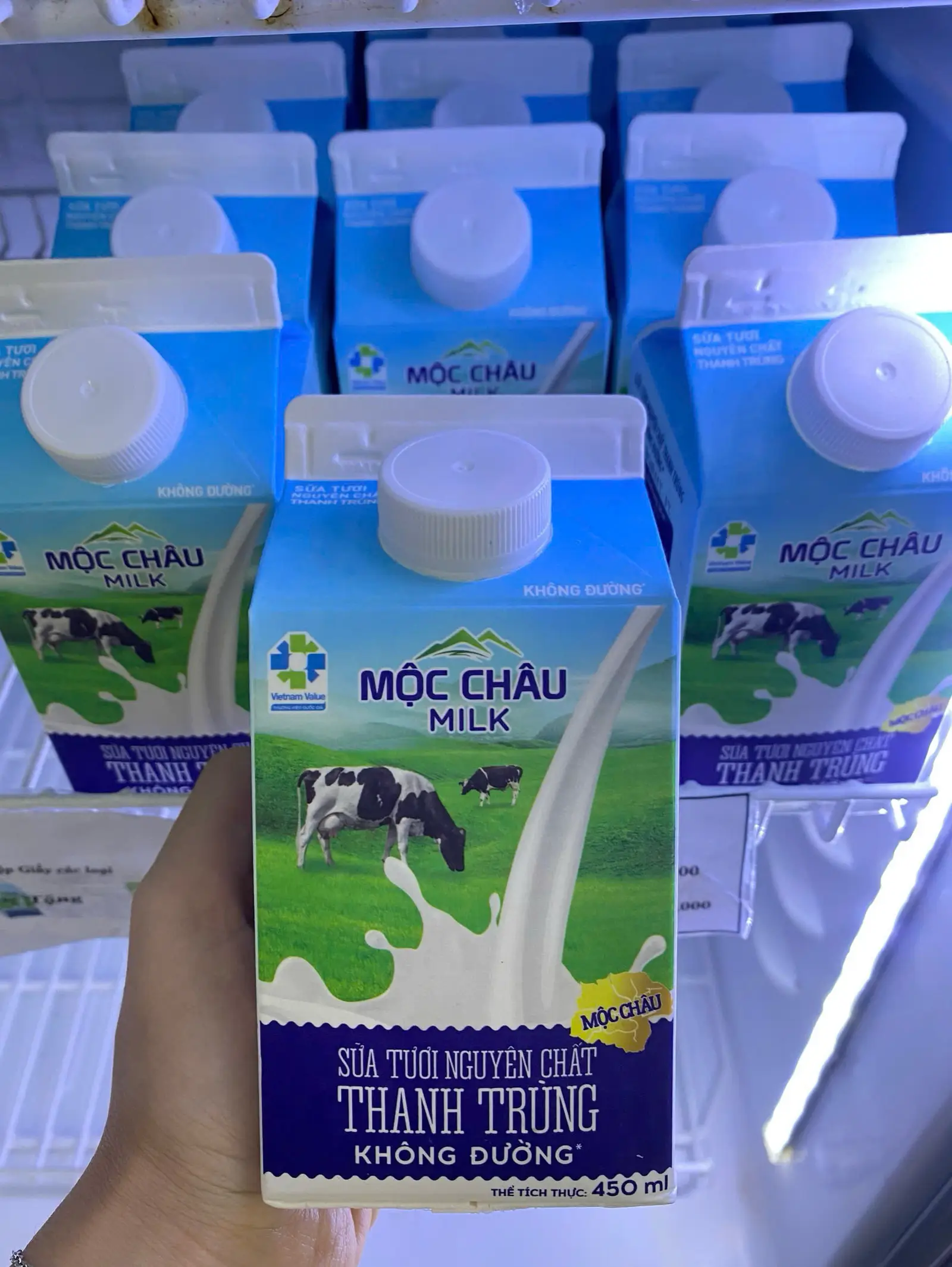 Hình ảnh Sữa tươi thanh trùng MCM 450ml - hộp