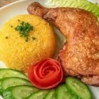 Hình ảnh Cơm gà xối mỡ