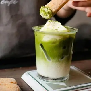 Hình ảnh Matcha latte kem cheese