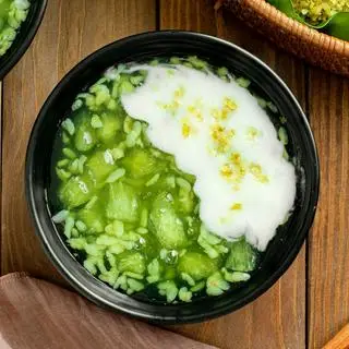Hình ảnh Chè cốm bưởi dừa non