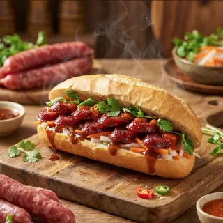 Hình ảnh Bánh Mì Lạp Xưởng Bò (Lạ Miệng) - Đặc Sản 7 Núi An Giang