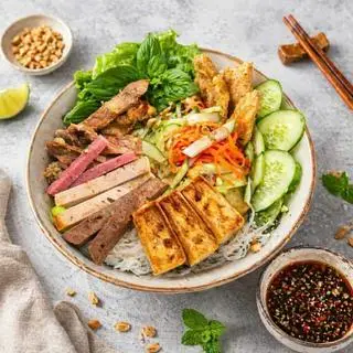 Hình ảnh Bún Nước Tương Full Topping